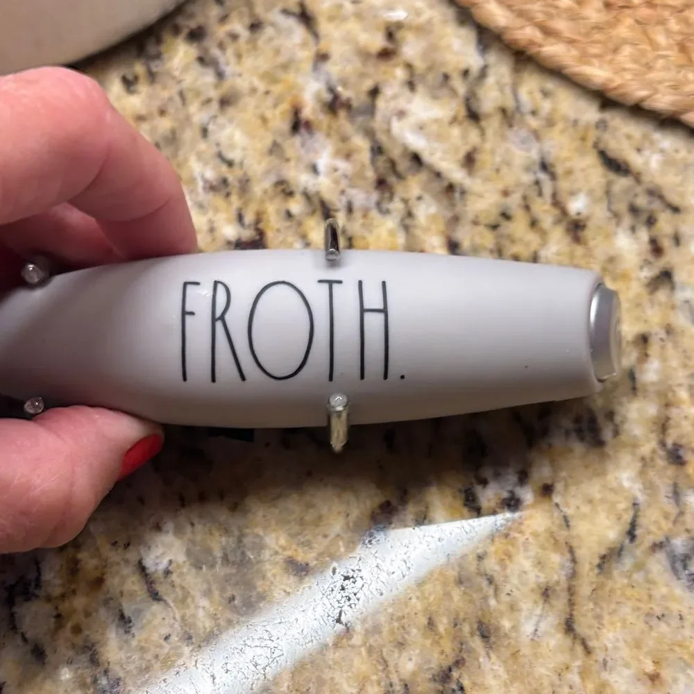 Rae Dunn Gray Handheld Milk Frother